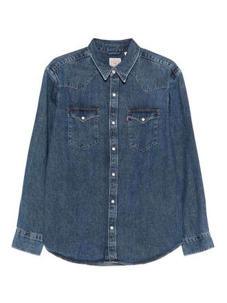 Levi's Blue Denim Barstow Western Shirt