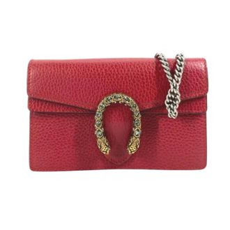 Gucci Pre-owned Cuoio borse-gucci - - Pre-owned - Donna - Rosso - ONE SIZE