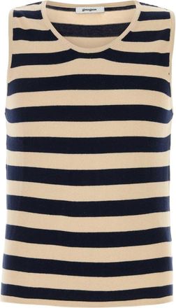 Gimaguas Embroidered Cotton Leo Tank Top