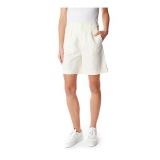 Pepe Jeans London Cruz Shorts - Dames - Korte Broeken - Wit - S - Katoen - Korte Broeken