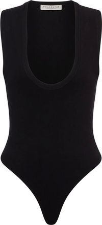 Philosophy di Lorenzo Serafini Top con scollo a U - Nero