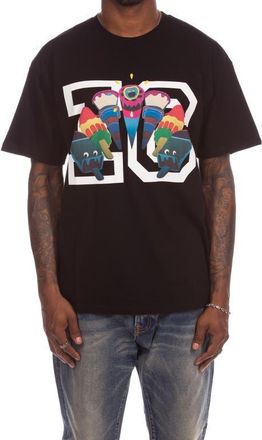 Icecream Friends Cotton Graphic T-Shirt in Black at Nordstrom, Size Medium
