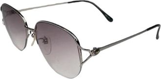 Balenciaga Pre-owned Metalen Zonnebril - Dames - Vintage Accessoires - Paars - ONE Size - Vintage