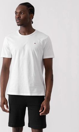 Tommy Hilfiger Mens Tommy Hilfiger 3 Pack Mens T-Shirts - White/White/White - Size: 40