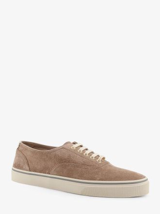 Brunello Cucinelli Mens Sneakers Beige Suede Trainers