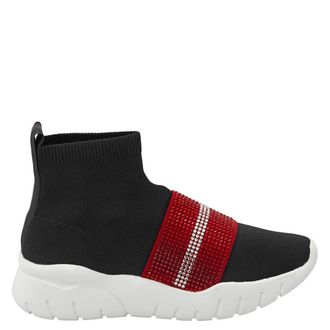 Bally Brixie Sock Style Sequin-embroidered Sneakers