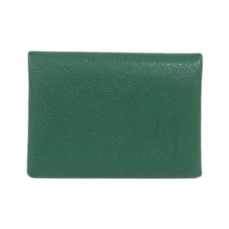 Herm&egrave;s Chevre Leather Coin Purse/Coin Case (Pre-Owned)