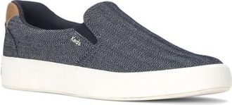 Keds Champion Slip-On Sneaker in Navy/cognac at Nordstrom, Size 6.5