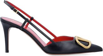 Valentino Garavani Black Slingback Heels
