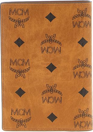 MCM Ottomar Passport Holder - Cognac