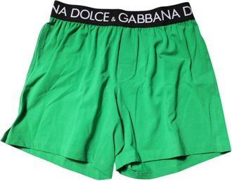 Dolce & Gabbana Boxershorts - Heren - Onderbroek - Groen - S - Katoen - Ondergoed