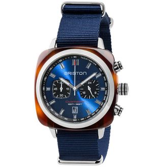Briston Clubmaster Blue Dial Mens Watch 17142.SA.TS.9.NNB