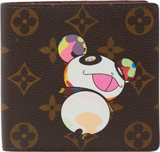 Louis Vuitton Brown Multi-Color Pvc Leather Wallet (Bi-Fold) (Pre-Owned)