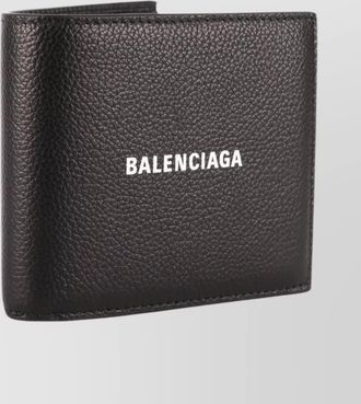 Balenciaga square folded leather wallet
