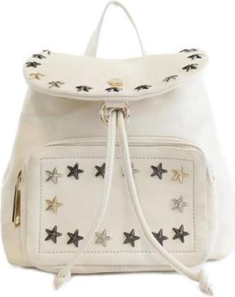 Jimmy Choo London Pre-owned Backpacks, female, White, Size: ONE SIZE Pre-owned Leather Backpack