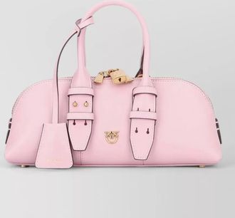 Pinko baguette leather shoulder bag