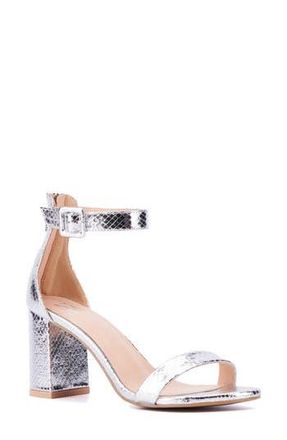 New York & Company Lulu Heeled Sandal in Silver at Nordstrom Rack, Size 7.5