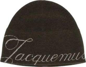 Jacquemus The Atelier Beanie - unisex - Hoeden - Bruin - ONE Size - Wol - Accessoires