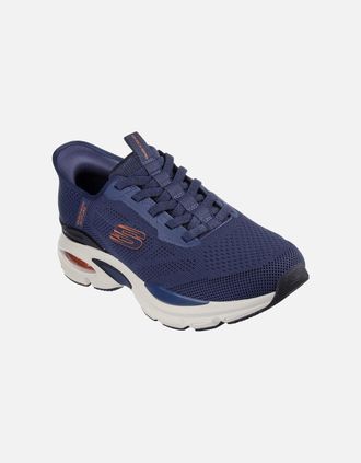 Skechers Mens Skechers Mens Skech-Air Ventura Vanderway 232447-NVOR Navy/Orange Slip On Shoes - Size: 11