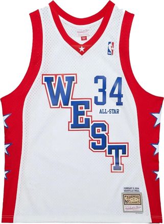 Mitchell & Ness T-shirt Shaquille ONeal 2004 NBA All-Star Game - Bianco