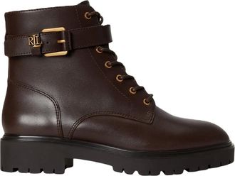 Ralph Lauren Botas con logo Allyson - Shoes - Mujer - Marr&oacute;n - 41 EU