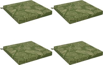 vidaXL Cojines De Asiento De 4 Piezas Soest 4 Uds. 100% Poli&eacute;ster Vidaxl