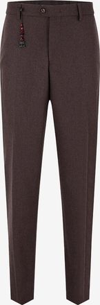 Marco Pescarolo Slim-Fit-Hose aus Wolle und Kaschmir Evo