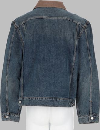 Frame Denim Cotton-Lyocell Denim Jacket - Blue