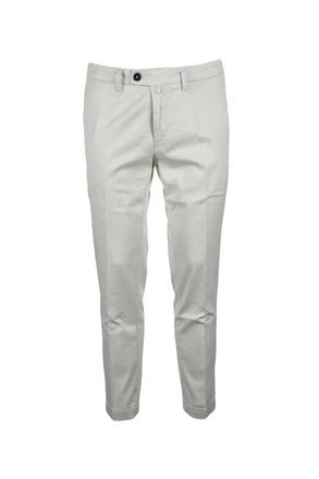 Bro-Ship Beige Tencel Stretch Pants with Contemporary Design