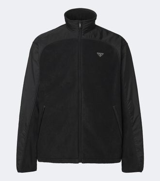 Prada Re-Nylon and fleece jacket