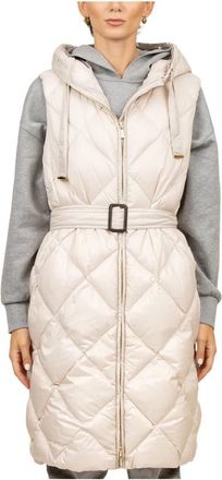 Max Mara Tregil Gilet - Dames - Bodywarmers - Beige - XS - Jassen