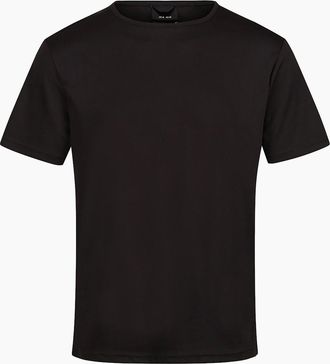 Regatta Mens Regatta Professional Mens Reflective Moisture Wicking T-Shirt - Black - Size: 34