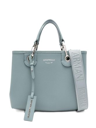 Emporio Armani Womens Small Myea Shopper Bag With Deer Print
