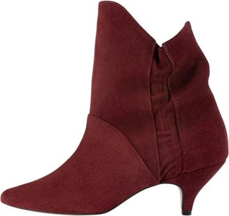L37 Unieke stijlvolle schoenen en accessoires - Dames - Laarzen met Hak - Rood - 37 EU - Schoenen