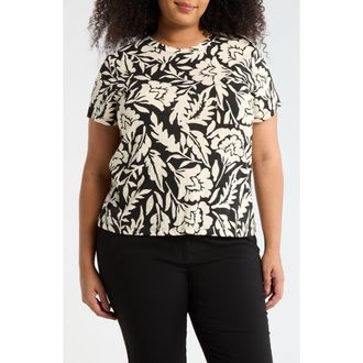 Sanctuary Cotton Blend Pocket T-Shirt in Fever Tree Black at Nordstrom Rack, Size 3 X