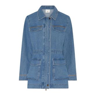 Julie Fagerholt - Heartmade Denim Jackets, female, Blue, Size: XL Denim Jackets