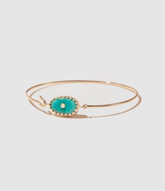 Pascale Monvoisin Bracelet Jonc Orso Turquoise