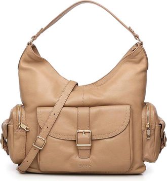 Francesco Biasia Factor Leather Shoulder Bag