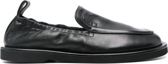 STUDIO NICHOLSON Donovan elasticated leather loafers - women - Nappa Leather/Calf Leather/Calf Leather/Rubber - 38 - Black