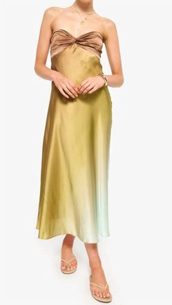 Cami NYC Aveiro Strapless Dress In Oasis Ombre