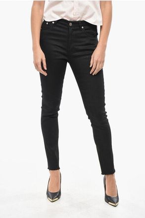 Saint Laurent Dark Washed Jeans with Silver-Tone Button 13cm size 26