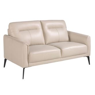 Angel Cerd&aacute; Sof&aacute; 2 plazas piel gris taupe
