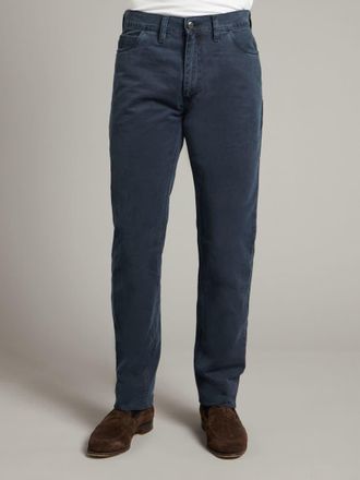 Oliver Brown Brushed Cotton Jeans - Navy