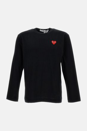 Comme Des Gar&ccedil;ons T-shirt Emblem Cuore Rosso