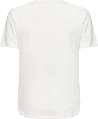 Fendi Mens T-Shirt Noi-Print Ivory Organic Cotton T-Shirts And Polos