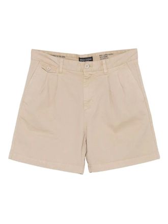 Marc O'Polo Shorts met geplooide details - Beige