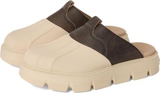 Sorel Rein Cb Clog Womens Shoes Canoe/Bleached Ceramic : 10.5 B - Medium, Leather