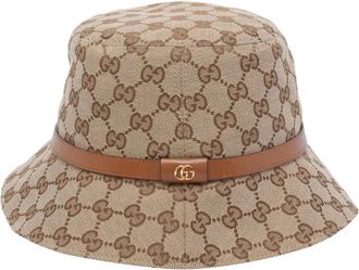 Gucci gg-canvas hat - Neutrals