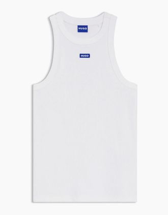 HUGO BOSS Womens Easy Tank B 10257055 01 - White - Size: 10