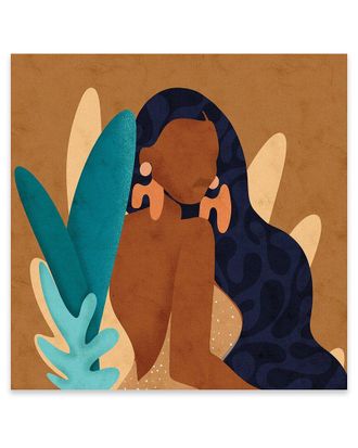 iCanvas Icanvas In Bloom Square Print On Acrylic Glass By Reyna Noriega